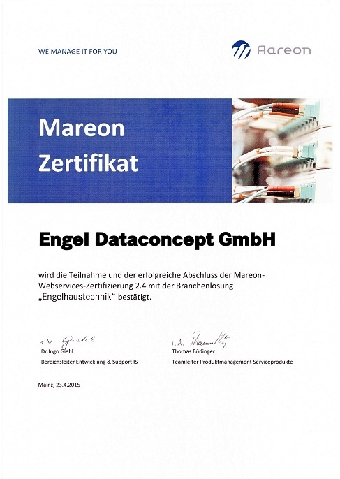 Mareon Zertifikat